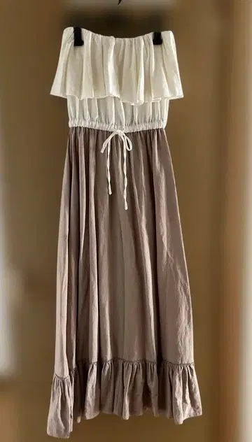 BIRTHDAYBASH 베어탑 원피스 맥시 길이 해외 여행 비치 수영장