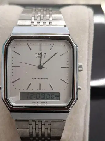 CASIO 쿼츠 시계 스테인리스