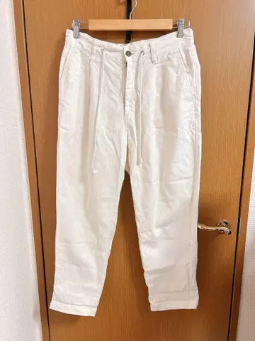 네스트로브 면 린넨 팬츠 화이트