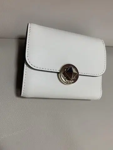 kate spade 화이트 3단 폴더형 지갑