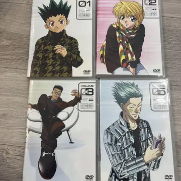 HUNTER x HUNTER DVD 4장 세트 1, 2, 3, 5권