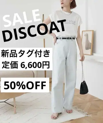 택 포함 새상품 디스코트 DISCOAT 스트레이트 데님 여름 추천