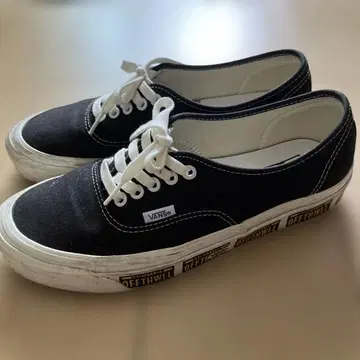 VANS 어센틱 BLACK 27cm