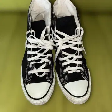 CONVERSE ALL STAR 블랙 하이컷 스니커즈 28cm