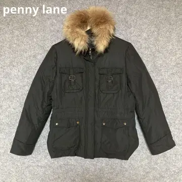 penny lane 블랙 퍼 모즈 코트