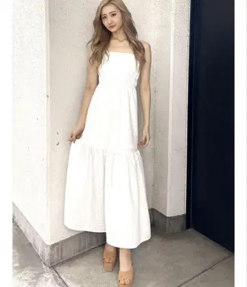 GYDA 원피스 back 오픈 화이트