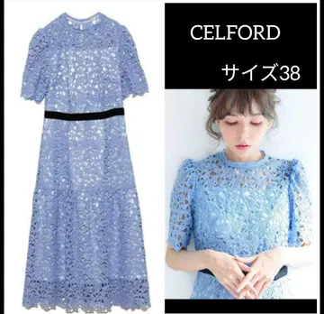 CELFORD 케미컬 레이스 페이즐리 레이스 원피스 가코 님 100