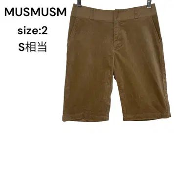 MUSMUSM 무스무스 팬츠 하프 2 캐주얼 스타일리시
