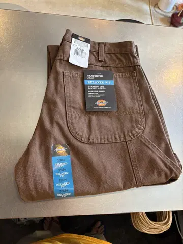 Dickies Carpenter Pants 릴랙스 핏 브라운