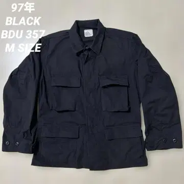 레어 사이즈 97년 BDU BLACK357 자켓 블랙 M-S