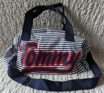 TOMMY HILFIGER 보스턴 백 더플백 스트라이프