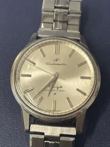 [작동] SEIKO matic 세이코 매틱 블루 요트 J13034E