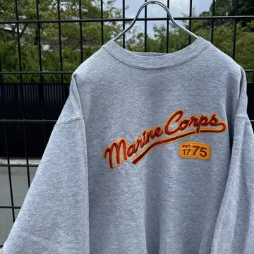 US 구제 의류 90s MARINE CORP 맨투맨 트레이너