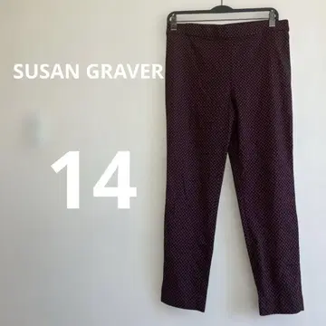 SUSAN GRAVER 올 패턴 스트레치 팬츠 14