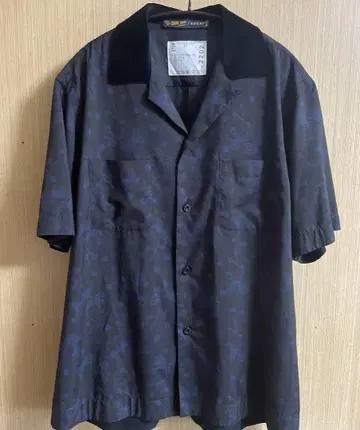 sacai x sun surf 올 패턴 알로하 셔츠