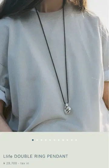 Llife DOUBLE RING PENDANT