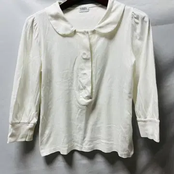 FOXEY BOUTIQUE 화이트 피터 래빗 칼라 블라우스 고급 청순