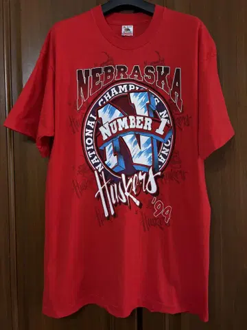 프룻 오브 더 룸 NEBRASKA HUSKERS 티셔츠 94 XL