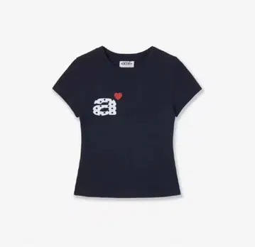 aeae 로고 네이비 반팔 T셔츠