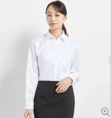 AOKI 면 100% 노아이론 셔츠 스키퍼 자켓 사이즈 15