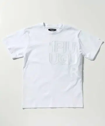 1PIU1UGUALE3 RELAX 인조 가죽 로고 반팔 티셔츠 완판템