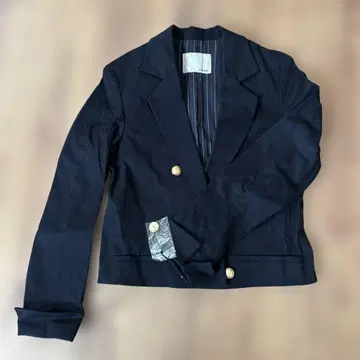 moussy 네이비 더블 브레스트 자켓