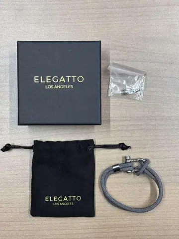 ELEGATTO 로프 팔찌 그레이