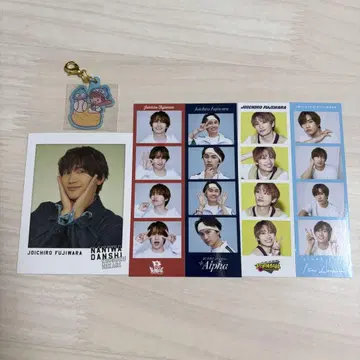 나니와단시 후지와라 죠이치로 산리오 참 + 폴라로이드 카드 + 포토 카드