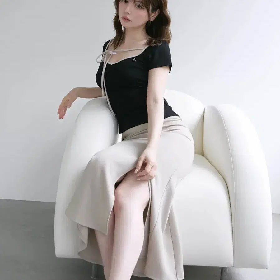 andmary Sui ribbon tops pink Andmary Sui ribbon tops ivory