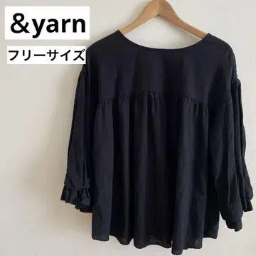 &yarn 나 코튼 린넨 넉넉한 블라우스