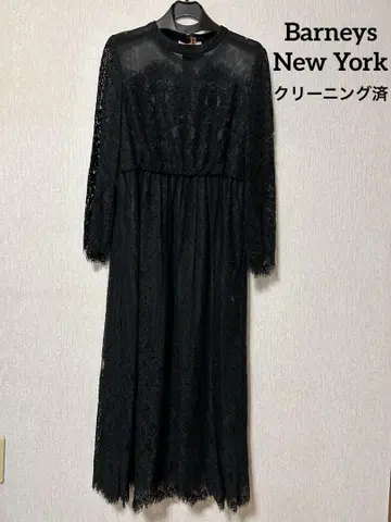 [ 클리닝 ] 블랙 레이스 원피스 드레스 바니스뉴욕