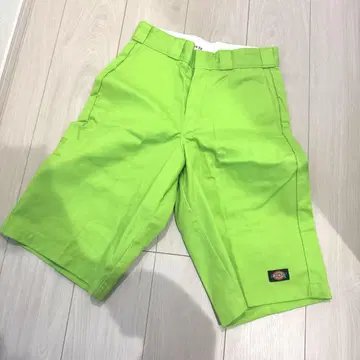 Dickies 하프 팬츠 28 형광 미사용