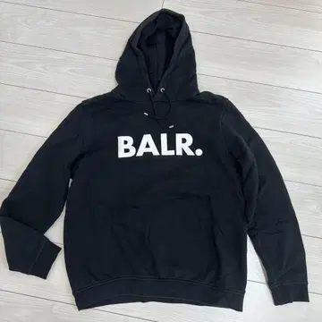 [사이즈 M] BALR. 볼러 후드티 블랙