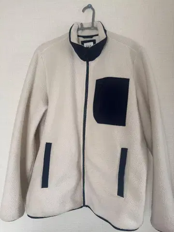 GAP 플리스 자켓 L 사이즈 아이보리