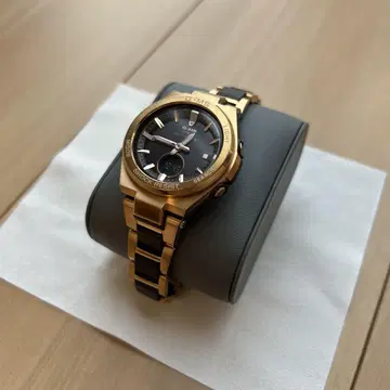 G-MS 핑크 골드 솔라 시계 CASIO MSG-W200CG-5AJF