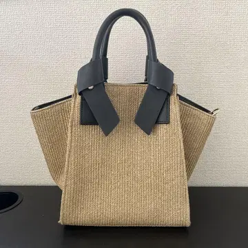 natural beauty basic 리본 핸들 토트백