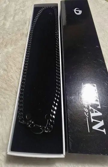 파이텐 탄화 티타늄 체인 목걸이 45cm [새상품급]