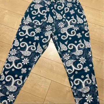 overprint pizza baker pants L 페인터 팬츠