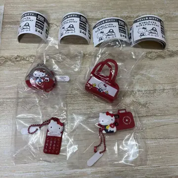 4종 컴플리트 헬로키티 추억의 아이템 미니어처 컬렉션 레트로