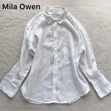 새상품급 Mila Owen 프렌치 린넨 셔츠 오버 사이즈