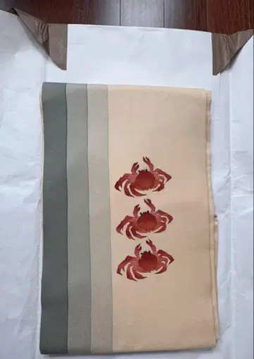 작가 작품 게 패턴 나고야 오비