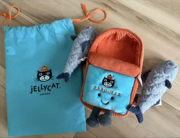 정품 Jellycat 제리캣 오일 서딘 캔 봉제 인형