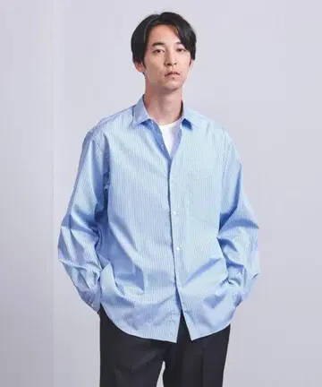 토마스 메이슨 얼터네이트 스트라이프 레귤러 칼라 셔츠