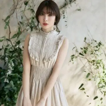 herlipto Paisley Cotton Lace Long Dress