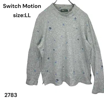 Switch Motion 셔츠 상의 LL 긴팔 예쁜 그레이