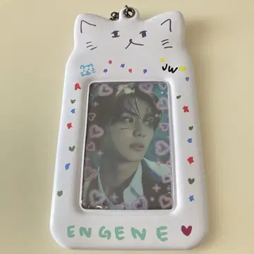 정원님의 고양이 모양 키링과 포토 카드 세트