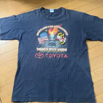 토치 런 2003 T셔츠 할리데이비슨 기업 이벤트 T