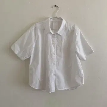 MUJI 여성 냉감 레귤러 칼라 반팔 셔츠
