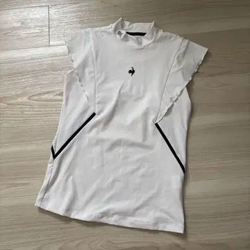 르꼬끄 스포르티브 프릴 하이넥 골프 셔츠 여성용