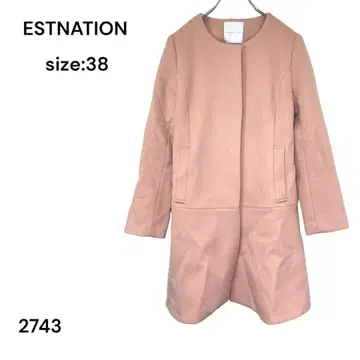 ESTNATION 에스트네이션 코트 아우터 38 겉옷 예쁨